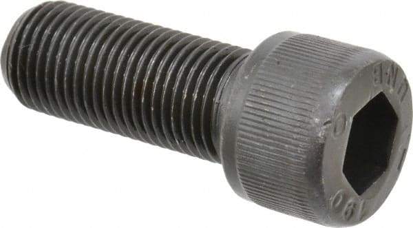 Unbrako - 1/2-20 UNF Hex Socket Drive, Socket Cap Screw - Alloy Steel, Black Oxide Finish, 1-1/4" Length Under Head - Apex Tool & Supply