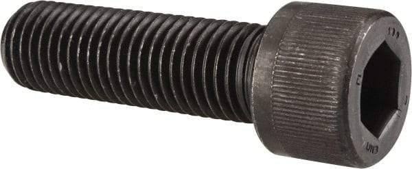 Unbrako - 1-8 UNC Hex Socket Drive, Socket Cap Screw - Alloy Steel, Black Oxide Finish, 3-1/4" Length Under Head - Apex Tool & Supply