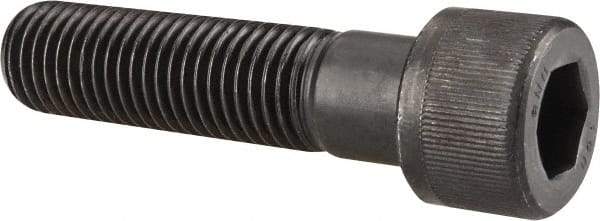 Unbrako - 1-8 UNC Hex Socket Drive, Socket Cap Screw - Alloy Steel, Black Oxide Finish, 4" Length Under Head - Apex Tool & Supply