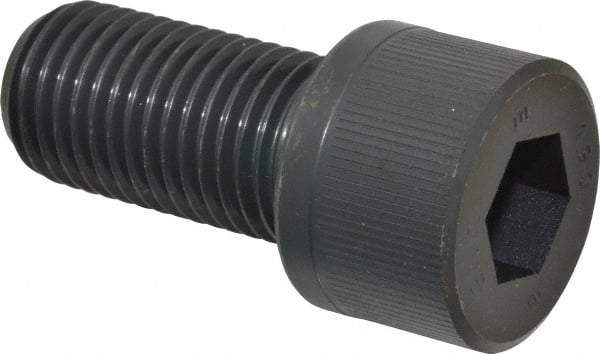 Unbrako - 1-1/4 - 7 UNC Hex Socket Drive, Socket Cap Screw - Alloy Steel, Black Oxide Finish, 2-1/2" Length Under Head - Apex Tool & Supply