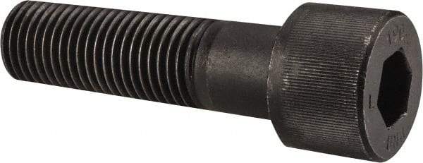 Unbrako - 1-1/4 - 7 UNC Hex Socket Drive, Socket Cap Screw - Alloy Steel, Black Oxide Finish, 4-1/2" Length Under Head - Apex Tool & Supply