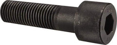 Unbrako - 1-1/4 - 7 UNC Hex Socket Drive, Socket Cap Screw - Alloy Steel, Black Oxide Finish, 4-1/2" Length Under Head - Apex Tool & Supply
