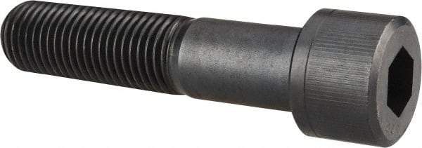 Unbrako - 1-1/4 - 7 UNC Hex Socket Drive, Socket Cap Screw - Alloy Steel, Black Oxide Finish, 5-1/2" Length Under Head - Apex Tool & Supply