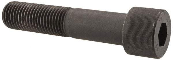 Unbrako - 1-1/4 - 7 UNC Hex Socket Drive, Socket Cap Screw - Alloy Steel, Black Oxide Finish, 6" Length Under Head - Apex Tool & Supply