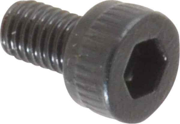 Unbrako - M3x0.50 Metric Coarse Hex Socket Drive, Socket Cap Screw - Grade 12.9 Alloy Steel, Black Oxide Finish, 5mm Length Under Head - Apex Tool & Supply