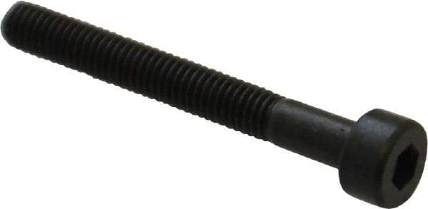 Unbrako - M3x0.50 Metric Coarse Hex Socket Drive, Socket Cap Screw - Grade 12.9 Alloy Steel, Black Oxide Finish, 25mm Length Under Head - Apex Tool & Supply