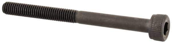 Unbrako - M3x0.50 Metric Coarse Hex Socket Drive, Socket Cap Screw - Grade 12.9 Alloy Steel, Black Oxide Finish, 35mm Length Under Head - Apex Tool & Supply