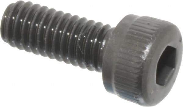 Unbrako - M4x0.70 Metric Coarse Hex Socket Drive, Socket Cap Screw - Grade 12.9 Alloy Steel, Black Oxide Finish, 10mm Length Under Head - Apex Tool & Supply