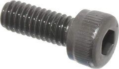 Unbrako - M4x0.70 Metric Coarse Hex Socket Drive, Socket Cap Screw - Grade 12.9 Alloy Steel, Black Oxide Finish, 10mm Length Under Head - Apex Tool & Supply
