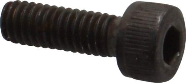 Unbrako - M4x0.70 Metric Coarse Hex Socket Drive, Socket Cap Screw - Grade 12.9 Alloy Steel, Black Oxide Finish, 12mm Length Under Head - Apex Tool & Supply