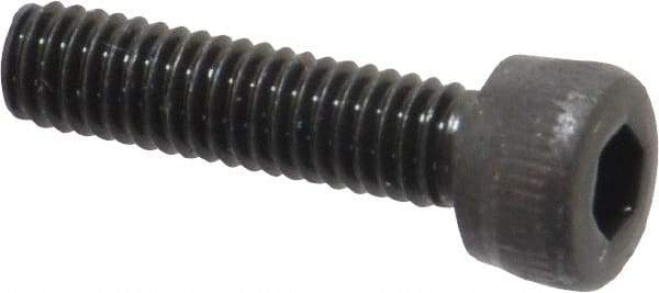 Unbrako - M4x0.70 Metric Coarse Hex Socket Drive, Socket Cap Screw - Grade 12.9 Alloy Steel, Black Oxide Finish, 16mm Length Under Head - Apex Tool & Supply