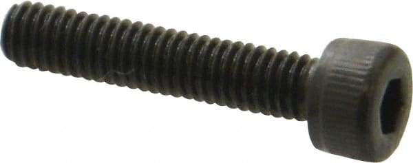 Unbrako - M4x0.70 Metric Coarse Hex Socket Drive, Socket Cap Screw - Grade 12.9 Alloy Steel, Black Oxide Finish, 20mm Length Under Head - Apex Tool & Supply