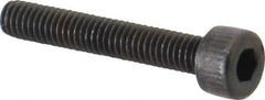 Unbrako - M4x0.70 Metric Coarse Hex Socket Drive, Socket Cap Screw - Grade 12.9 Alloy Steel, Black Oxide Finish, 25mm Length Under Head - Apex Tool & Supply