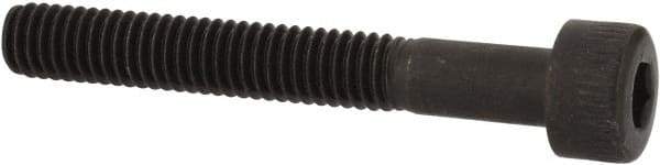 Unbrako - M4x0.70 Metric Coarse Hex Socket Drive, Socket Cap Screw - Grade 12.9 Alloy Steel, Black Oxide Finish, 30mm Length Under Head - Apex Tool & Supply