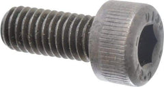 Unbrako - M5x0.80 Metric Coarse Hex Socket Drive, Socket Cap Screw - Grade 12.9 Alloy Steel, Black Oxide Finish, 12mm Length Under Head - Apex Tool & Supply