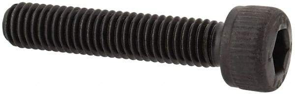 Unbrako - M5x0.80 Metric Coarse Hex Socket Drive, Socket Cap Screw - Grade 12.9 Alloy Steel, Black Oxide Finish, 25mm Length Under Head - Apex Tool & Supply