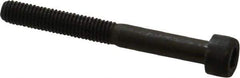 Unbrako - M5x0.80 Metric Coarse Hex Socket Drive, Socket Cap Screw - Grade 12.9 Alloy Steel, Black Oxide Finish, 45mm Length Under Head - Apex Tool & Supply