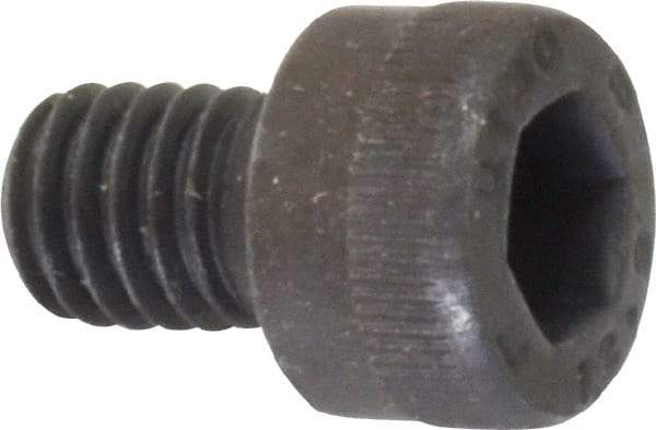Unbrako - M6x1.00 Metric Coarse Hex Socket Drive, Socket Cap Screw - Grade 12.9 Alloy Steel, Black Oxide Finish, 8mm Length Under Head - Apex Tool & Supply