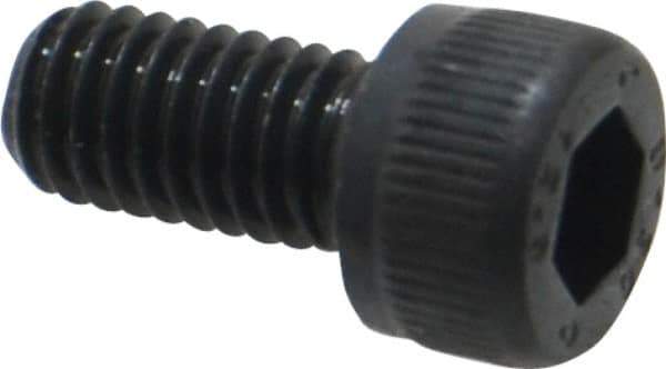 Unbrako - M6x1.00 Metric Coarse Hex Socket Drive, Socket Cap Screw - Grade 12.9 Alloy Steel, Black Oxide Finish, 12mm Length Under Head - Apex Tool & Supply