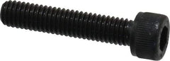 Unbrako - M6x1.00 Metric Coarse Hex Socket Drive, Socket Cap Screw - Grade 12.9 Alloy Steel, Black Oxide Finish, 30mm Length Under Head - Apex Tool & Supply
