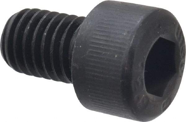 Unbrako - M8x1.25 Metric Coarse Hex Socket Drive, Socket Cap Screw - Grade 12.9 Alloy Steel, Black Oxide Finish, 12mm Length Under Head - Apex Tool & Supply