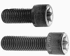 Camcar - 3/8-24 UNF Torx Plus Drive, Socket Cap Screw - Alloy Steel, Black Oxide Finish, Partially Threaded, 1-3/4" Length Under Head - Apex Tool & Supply