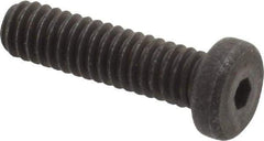 Unbrako - #8-32 UNC Hex Socket Drive, Low Socket Cap Screw - Alloy Steel, Black Oxide Finish, 5/8" Length Under Head - Apex Tool & Supply