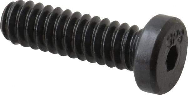 Unbrako - #10-24 UNC Hex Socket Drive, Low Socket Cap Screw - Alloy Steel, Black Oxide Finish, 5/8" Length Under Head - Apex Tool & Supply