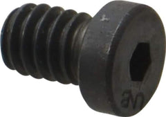 Unbrako - 1/4-20 UNC Hex Socket Drive, Low Socket Cap Screw - Alloy Steel, Black Oxide Finish, 3/8" Length Under Head - Apex Tool & Supply