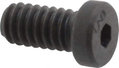 Unbrako - 1/4-20 UNC Hex Socket Drive, Low Socket Cap Screw - Alloy Steel, Black Oxide Finish, 1/2" Length Under Head - Apex Tool & Supply