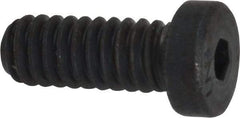 Unbrako - 1/4-20 UNC Hex Socket Drive, Low Socket Cap Screw - Alloy Steel, Black Oxide Finish, 5/8" Length Under Head - Apex Tool & Supply