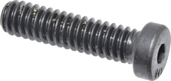 Unbrako - 1/4-20 UNC Hex Socket Drive, Low Socket Cap Screw - Alloy Steel, Black Oxide Finish, 1" Length Under Head - Apex Tool & Supply