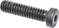 Unbrako - 1/4-20 UNC Hex Socket Drive, Low Socket Cap Screw - Alloy Steel, Black Oxide Finish, 1" Length Under Head - Apex Tool & Supply