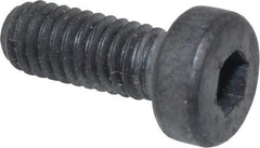 Unbrako - M4x0.70 Metric Coarse Hex Socket Drive, Low Socket Cap Screw - Grade 10.9 Alloy Steel, Black Oxide Finish, 10mm Length Under Head - Apex Tool & Supply