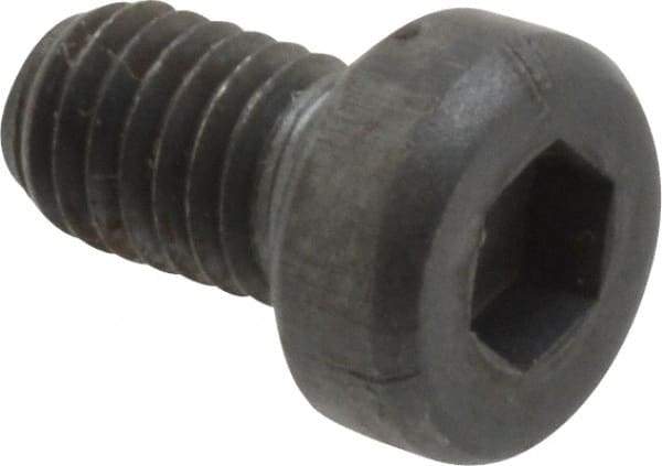 Unbrako - M5x0.80 Metric Coarse Hex Socket Drive, Low Socket Cap Screw - Grade 10.9 Alloy Steel, Black Oxide Finish, 8mm Length Under Head - Apex Tool & Supply