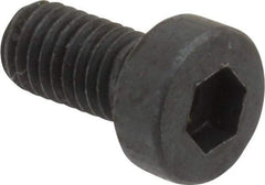 Unbrako - M5x0.80 Metric Coarse Hex Socket Drive, Low Socket Cap Screw - Grade 10.9 Alloy Steel, Black Oxide Finish, 10mm Length Under Head - Apex Tool & Supply