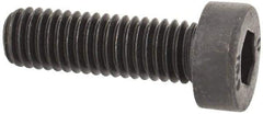 Unbrako - M5x0.80 Metric Coarse Hex Socket Drive, Low Socket Cap Screw - Grade 10.9 Alloy Steel, Black Oxide Finish, 16mm Length Under Head - Apex Tool & Supply