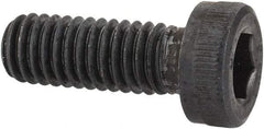Unbrako - M6x1.00 Metric Coarse Hex Socket Drive, Low Socket Cap Screw - Grade 10.9 Alloy Steel, Black Oxide Finish, 16mm Length Under Head - Apex Tool & Supply