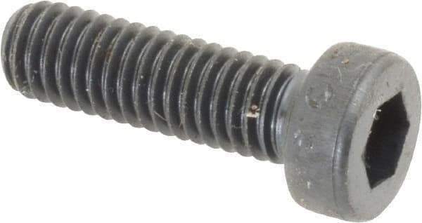 Unbrako - M6x1.00 Metric Coarse Hex Socket Drive, Low Socket Cap Screw - Grade 10.9 Alloy Steel, Black Oxide Finish, 20mm Length Under Head - Apex Tool & Supply