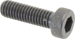 Unbrako - M6x1.00 Metric Coarse Hex Socket Drive, Low Socket Cap Screw - Grade 10.9 Alloy Steel, Black Oxide Finish, 20mm Length Under Head - Apex Tool & Supply