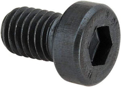 Unbrako - M8x1.25 Metric Coarse Hex Socket Drive, Low Socket Cap Screw - Grade 10.9 Alloy Steel, Black Oxide Finish, 12mm Length Under Head - Apex Tool & Supply
