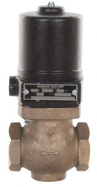 Magnatrol Valve - 1-1/4" Port, 2 Way, Solenoid Valve - Normally Closed - Apex Tool & Supply