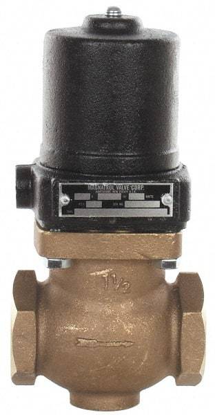 Magnatrol Valve - 1-1/2" Port, 2 Way, Solenoid Valve - Normally Closed - Apex Tool & Supply