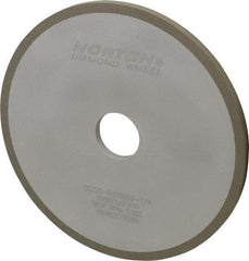 Norton - 7" Diam x 1-1/4" Hole x 1/4" Thick, 120 Grit Surface Grinding Wheel - Diamond, Type 1A1, Fine Grade, Resinoid Bond - Apex Tool & Supply