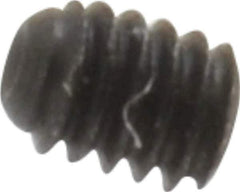 Unbrako - #1-72 UNF, 3/32" OAL, Cup Point Set Screw - Grade 8 Alloy Steel, 0.035" Key - Apex Tool & Supply