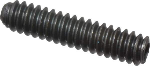 Unbrako - #4-40 UNC, 1/2" OAL, Cup Point Set Screw - Grade 8 Alloy Steel, 0.05" Key - Apex Tool & Supply