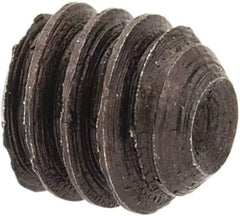 Unbrako - #5-40 UNC, 1/8" OAL, Cup Point Set Screw - Grade 8 Alloy Steel, 1/16" Key - Apex Tool & Supply