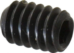 Unbrako - #5-40 UNC, 3/16" OAL, Cup Point Set Screw - Grade 8 Alloy Steel, 1/16" Key - Apex Tool & Supply