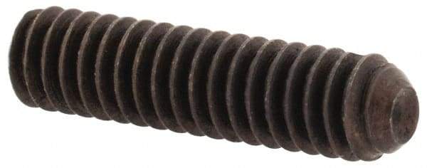 Unbrako - #5-40 UNC, 1/2" OAL, Cup Point Set Screw - Grade 8 Alloy Steel, 1/16" Key - Apex Tool & Supply