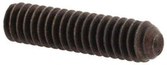 Unbrako - #5-40 UNC, 1/2" OAL, Cup Point Set Screw - Grade 8 Alloy Steel, 1/16" Key - Apex Tool & Supply
